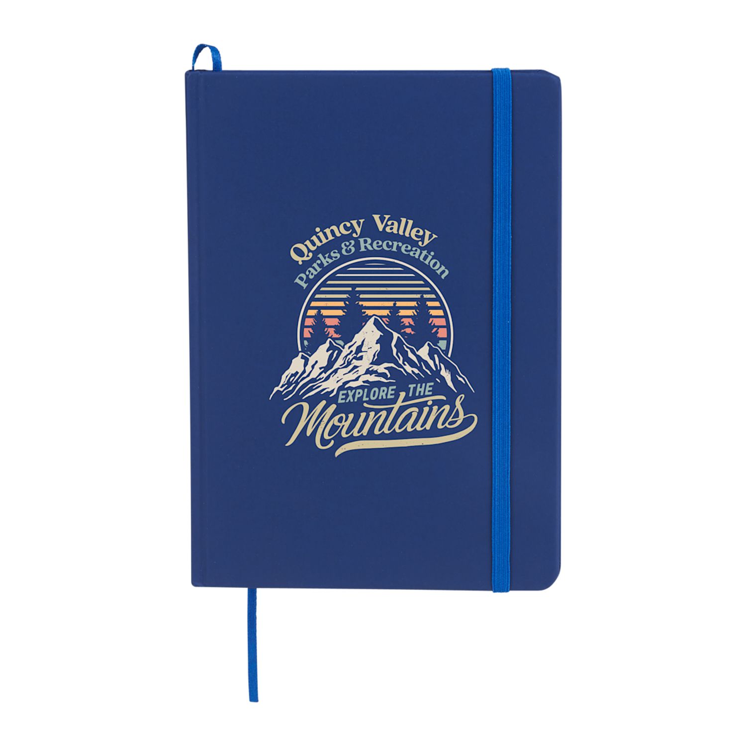 5" x 7" FSC® Mix Snap Elastic Closure Notebook - Image 3
