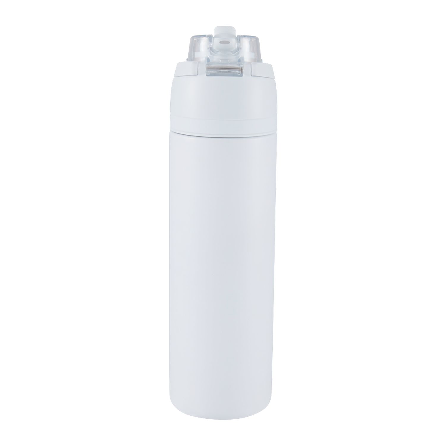 recycled stainless flip straw bottle