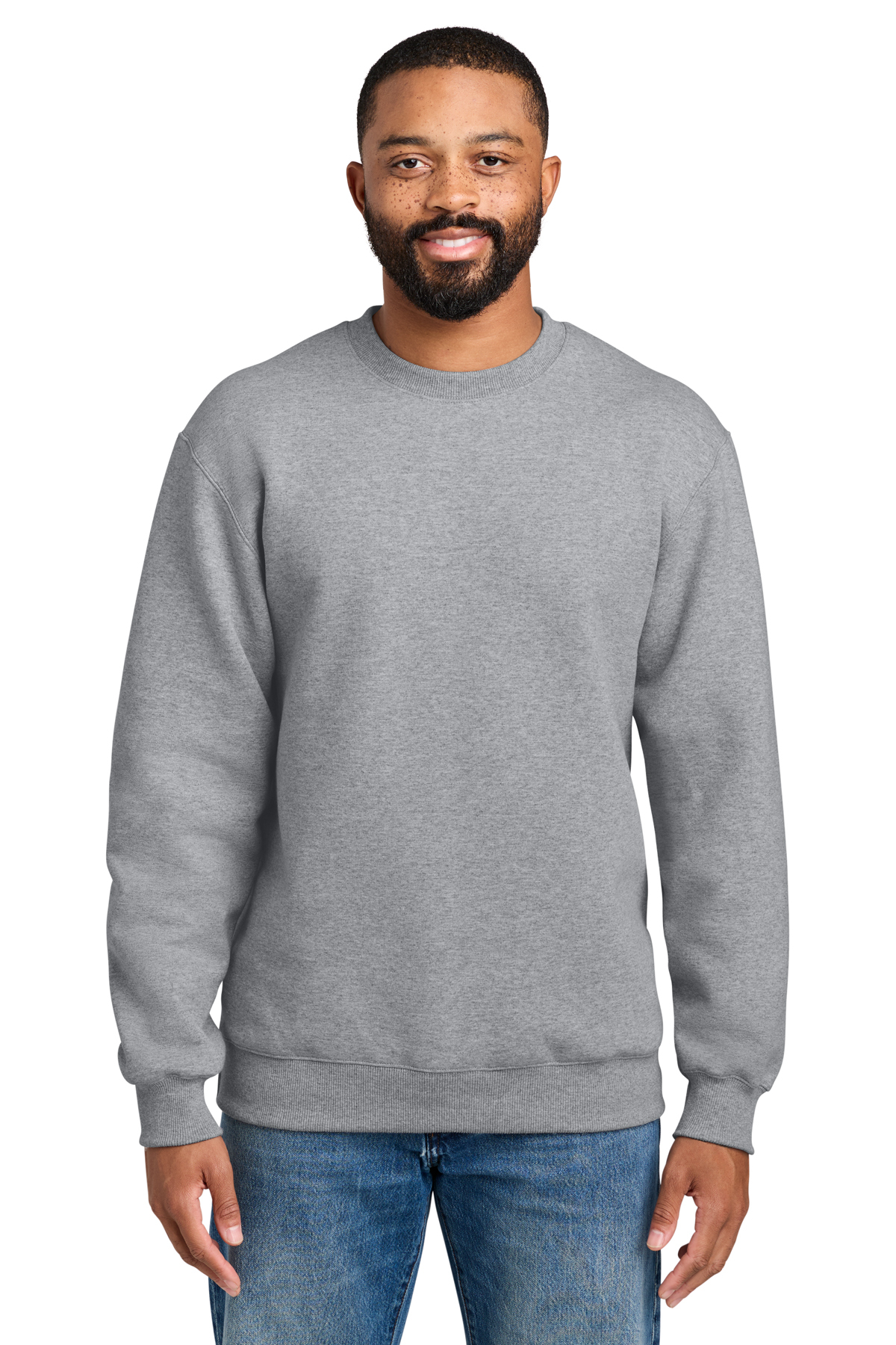 Port & Co Foundation Fleece Pullover Crewneck Sweatshirt - Image 14