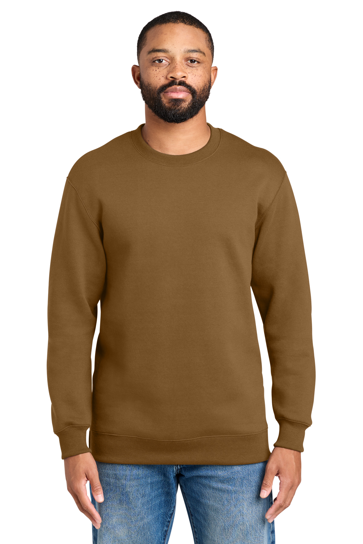 Port & Co Foundation Fleece Pullover Crewneck Sweatshirt - Image 7