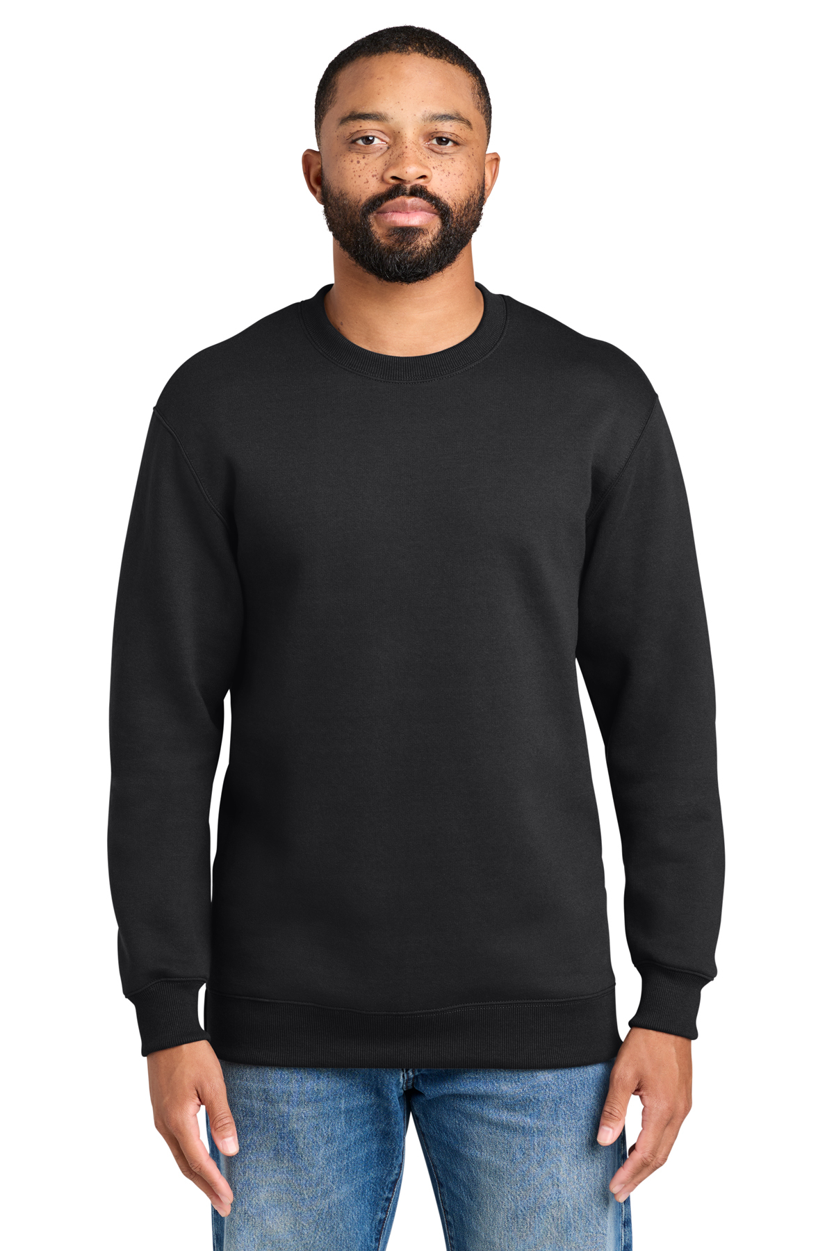 Port & Co Foundation Fleece Pullover Crewneck Sweatshirt