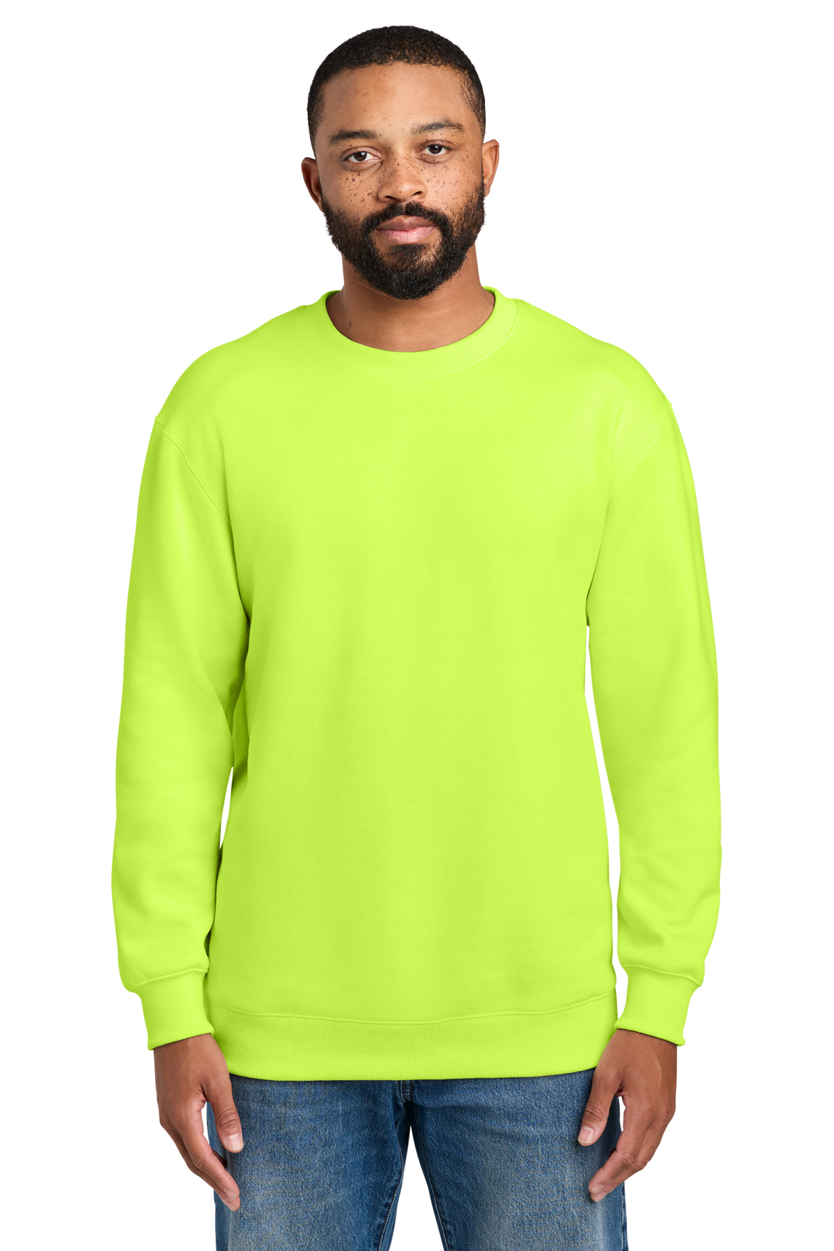 Port & Co Foundation Fleece Pullover Crewneck Sweatshirt - Image 12